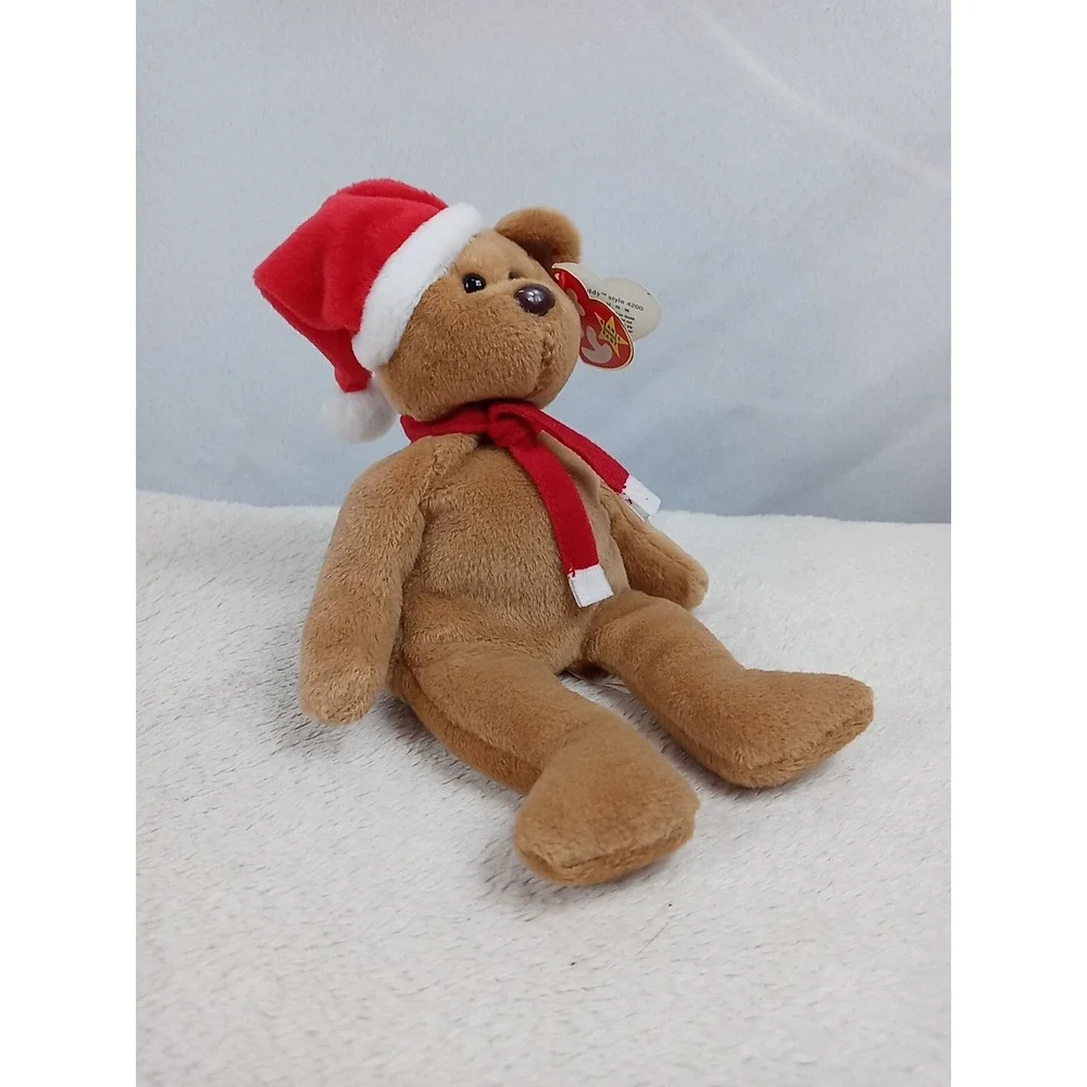 VTG Ty Beanie Baby Holiday Teddy Bear 1997 Christmas Bean‎ Bag Plush Animal
